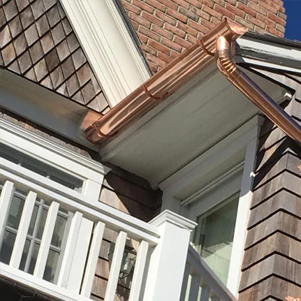 copper gutter installation East Norwich ny